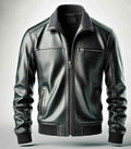 Sialkot Classic Black – 100% Genuine Handmade Leather Jacket