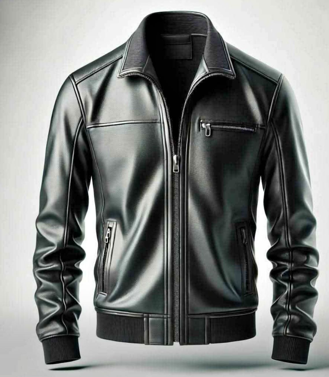 Sialkot Classic Black – 100% Genuine Handmade Leather Jacket